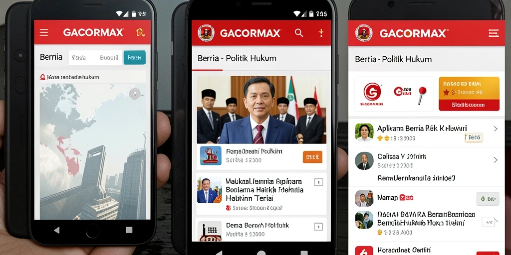 Tampilan antarmuka GACORMAX yang menarik dan informatif.