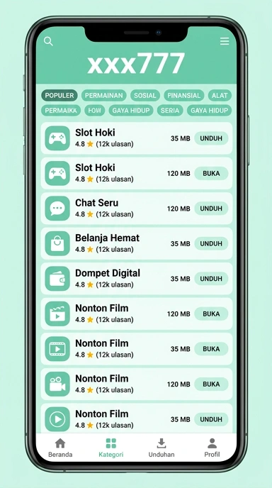 Akses Mudah Aplikasi Populer di xxx777 — Unduh Sekarang!