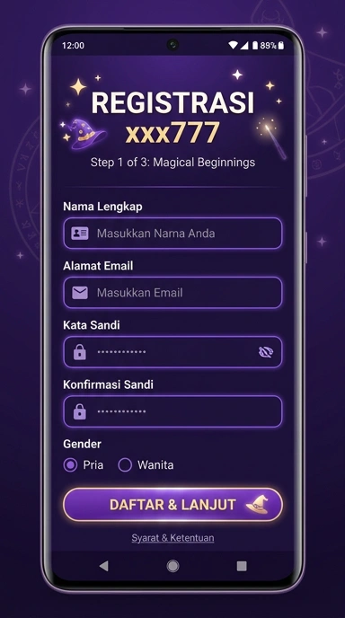 Panduan Daftar Akun xxx777 untuk Pengguna Android